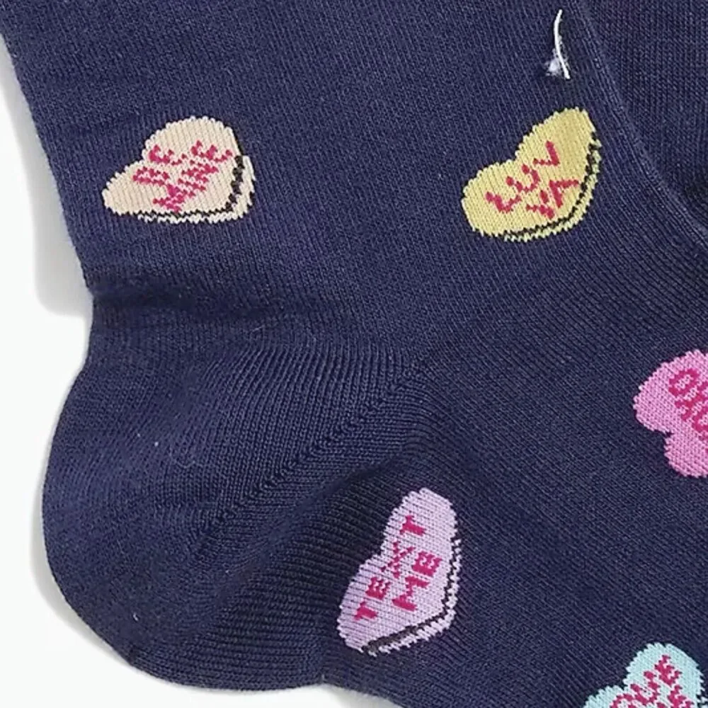 J.Crew Mens Candy Socks Blue One Size Office Casual Preppy Modern Style BL667